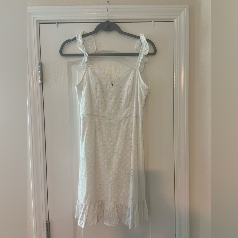 Wild Fable White Eyelet Dress Small